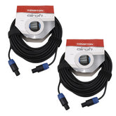 2x FBT Airoh 33 20M Speakon-Kabel 2 x 1,5-mm-Lautsprecherkabel für DJ-Disco-PA-System